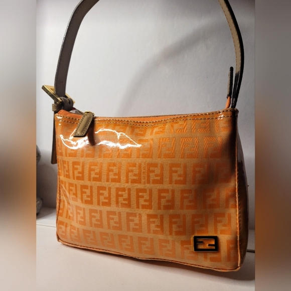 Fendi Handbags - Fendi Dpube F Orange Small Bag